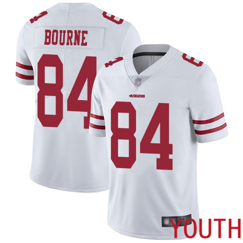 San Francisco 49ers Limited White Youth Kendrick Bourne Road NFL Jersey #84 Vapor Untouchable